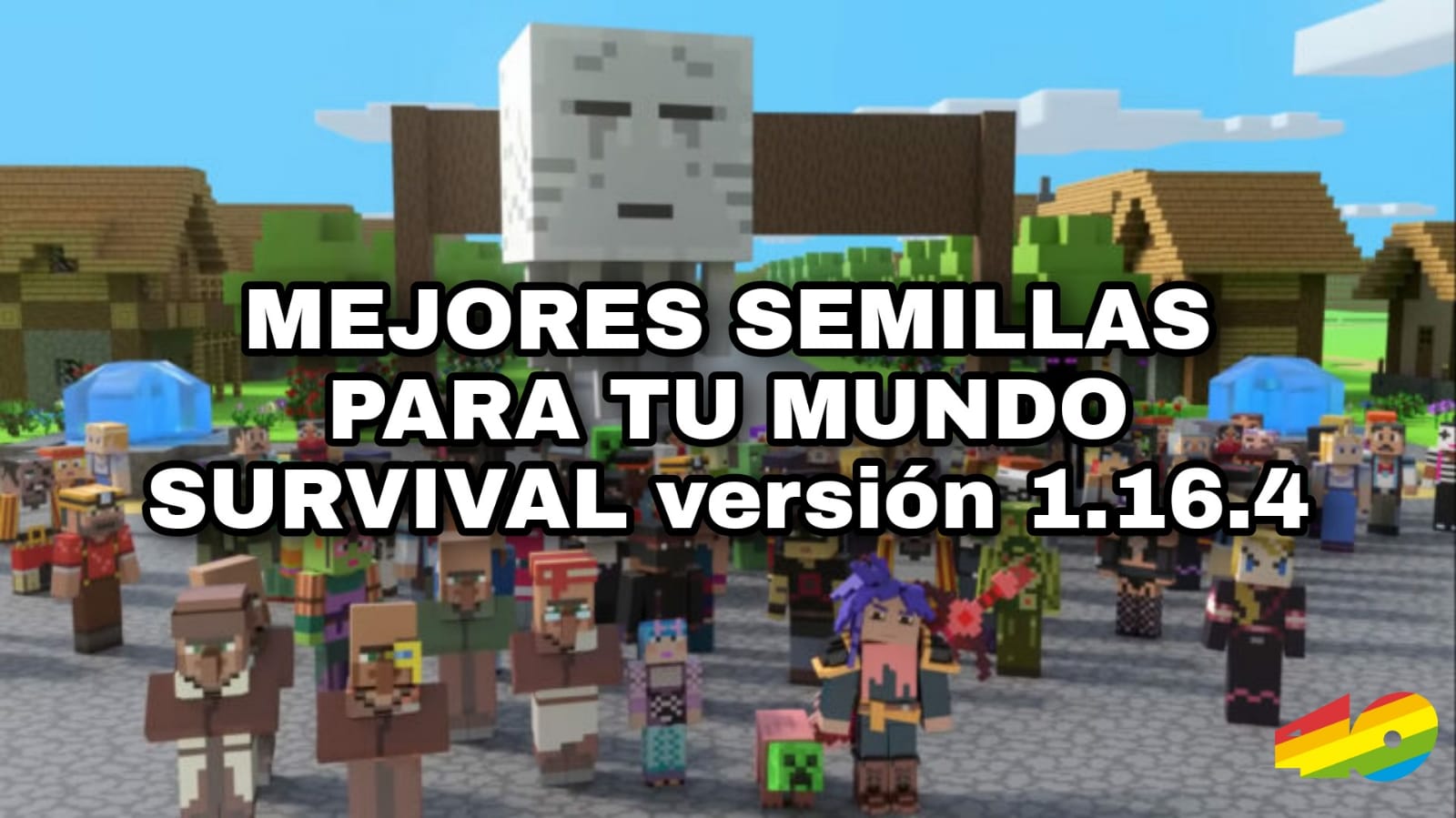 En este momento estás viendo Mejores semillas de Minecraft para tu mundo survival   🏕