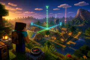 Lee más sobre el artículo Coordenadas en Minecraft: como verlas en Java y Bedrock y como usarlas bien