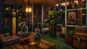 Lee más sobre el artículo Pocion de debilidad en Minecraft: receta, usos y como curar aldeanos zombi