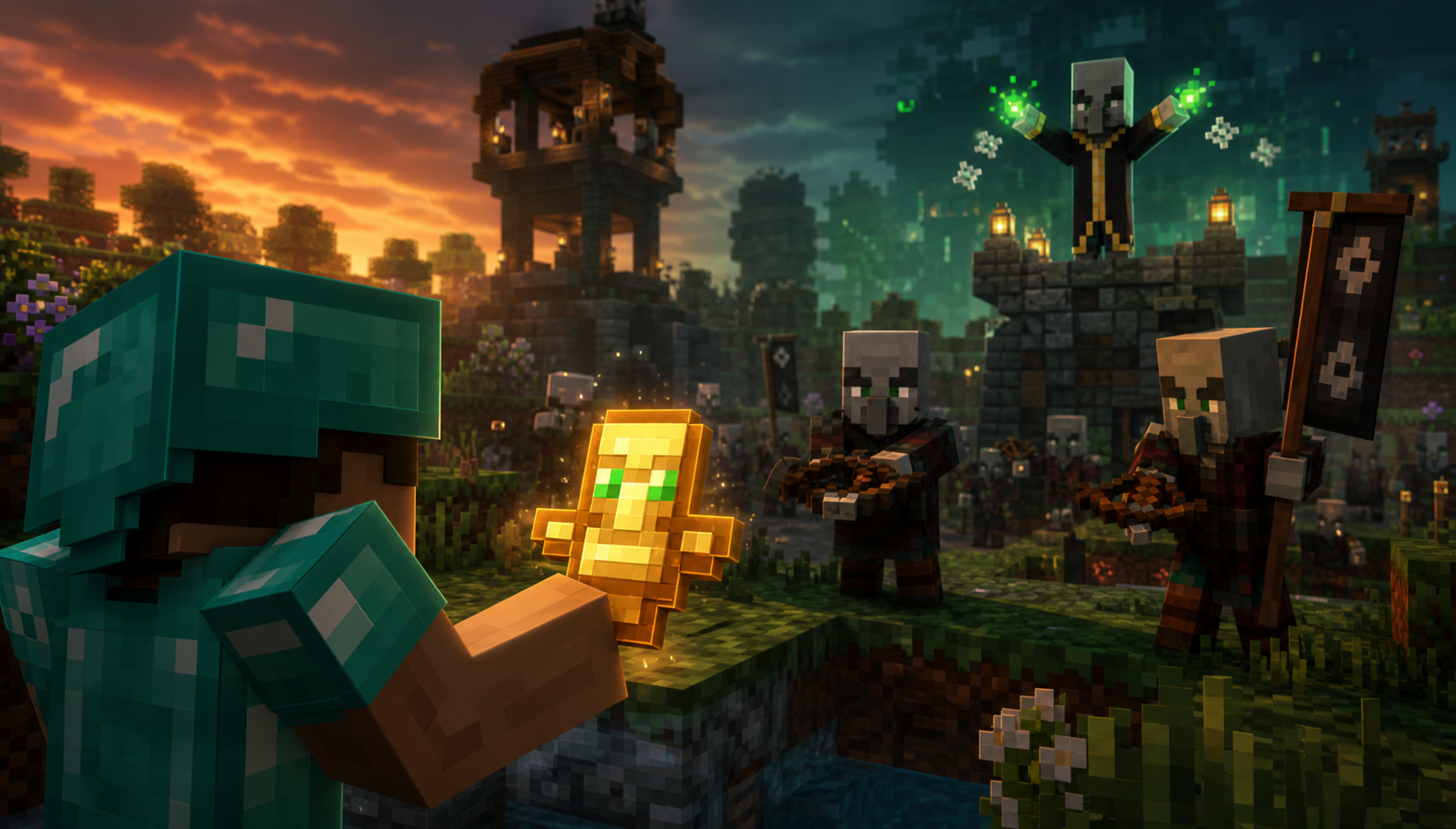 En este momento estás viendo Totem de la inmortalidad en Minecraft: como conseguirlo y cuando usarlo
