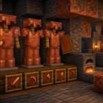 Ilustracion estilo Minecraft para Armadura y herramientas de cobre en Minecraft: durabilidad, usos y si merecen la pena