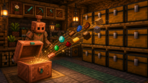Lee más sobre el artículo Cofre de cobre en Minecraft: como funciona con el Copper Golem