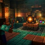 Ilustracion estilo Minecraft para Heavy Core en Minecraft: para que sirve y como conseguirlo