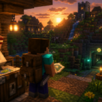 Ilustracion estilo Minecraft para Trial Explorer Map en Minecraft: como conseguir mapas para encontrar Trial Chambers