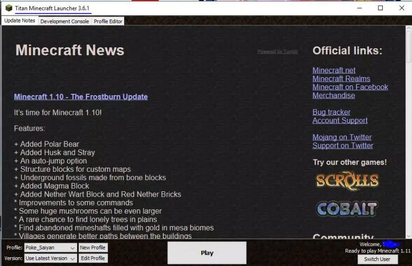 Minecraft Launcher