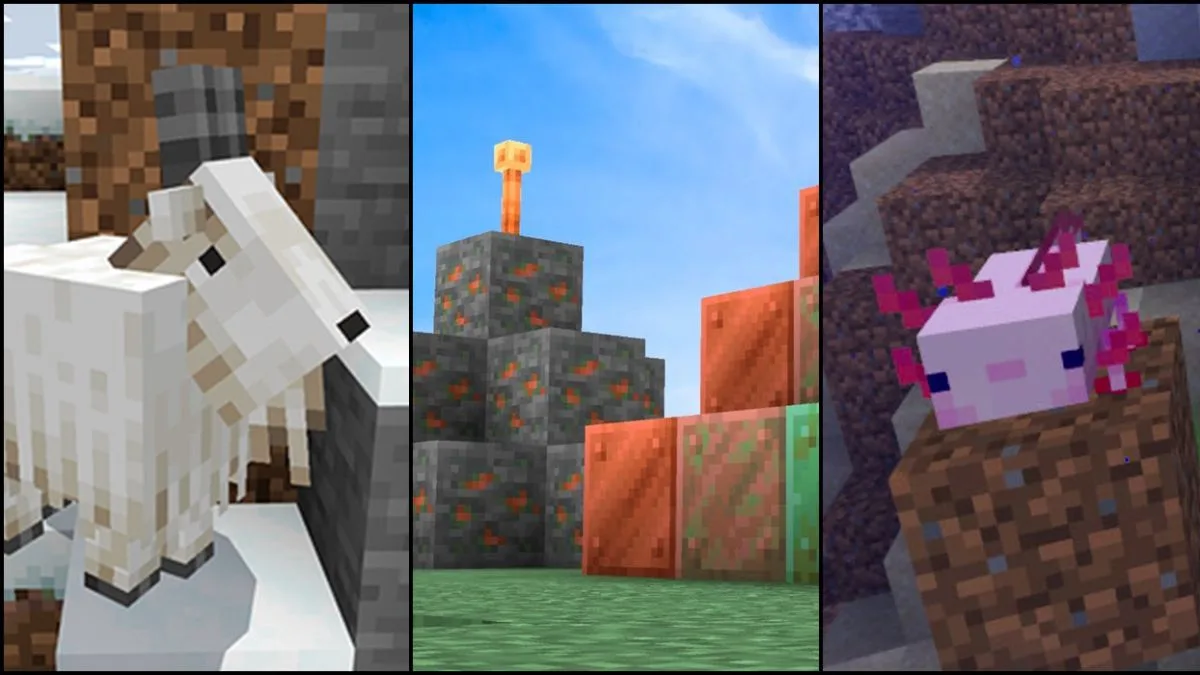Minecraft 1.17: Caves & Cliff; ya han llegado los primeros cambios