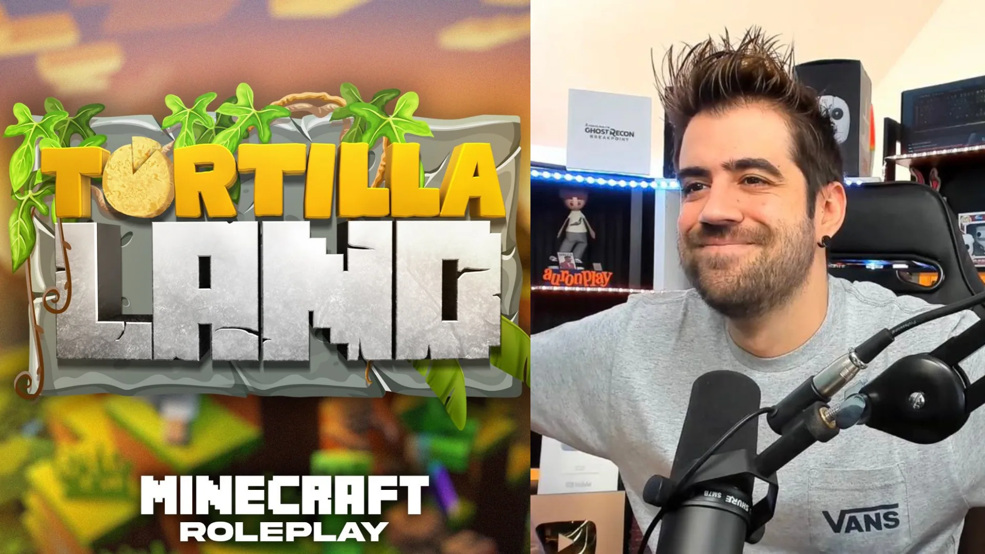 TortillaLand: El nuevo servidor de roleplay de Minecraft; creado por Auronplay