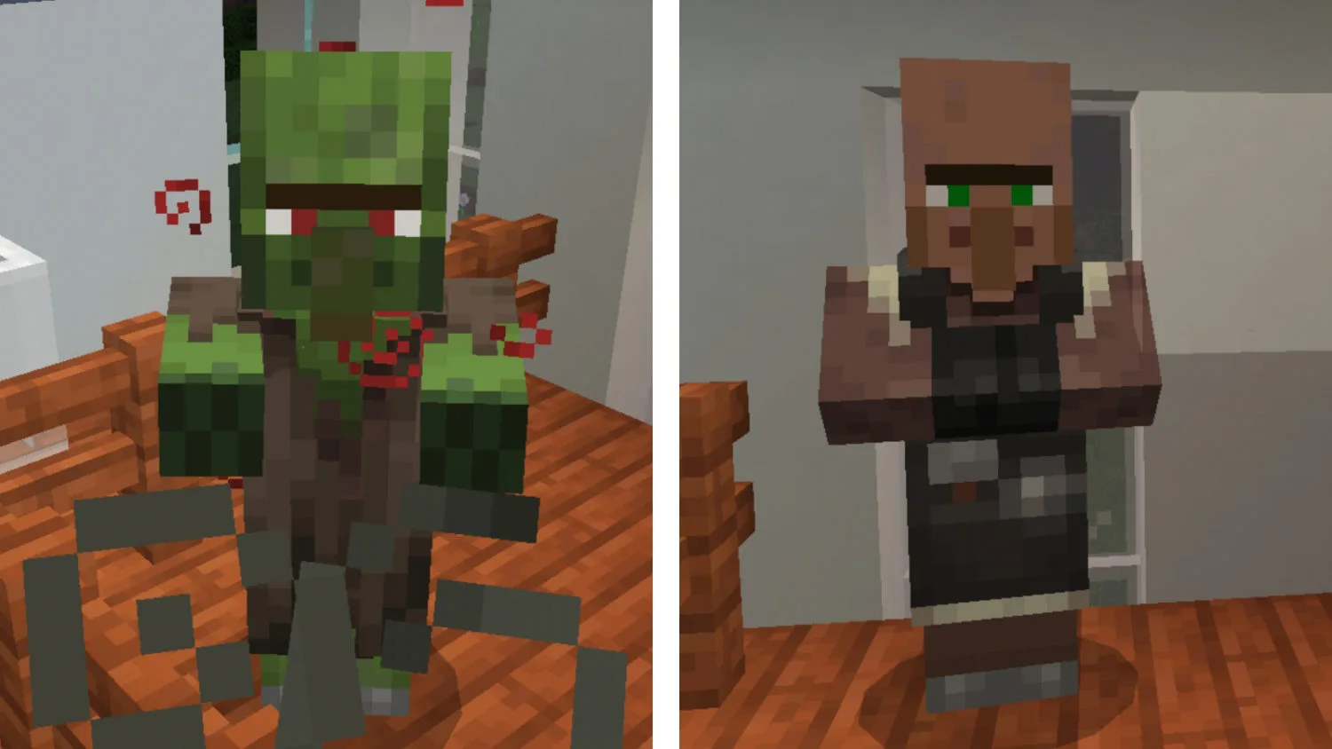 Como curar aldeanos zombis en Minecraft 🧟