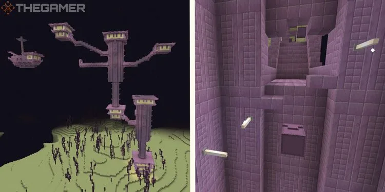 Vara del End Minecraft: crafteo, luz y usos decorativos