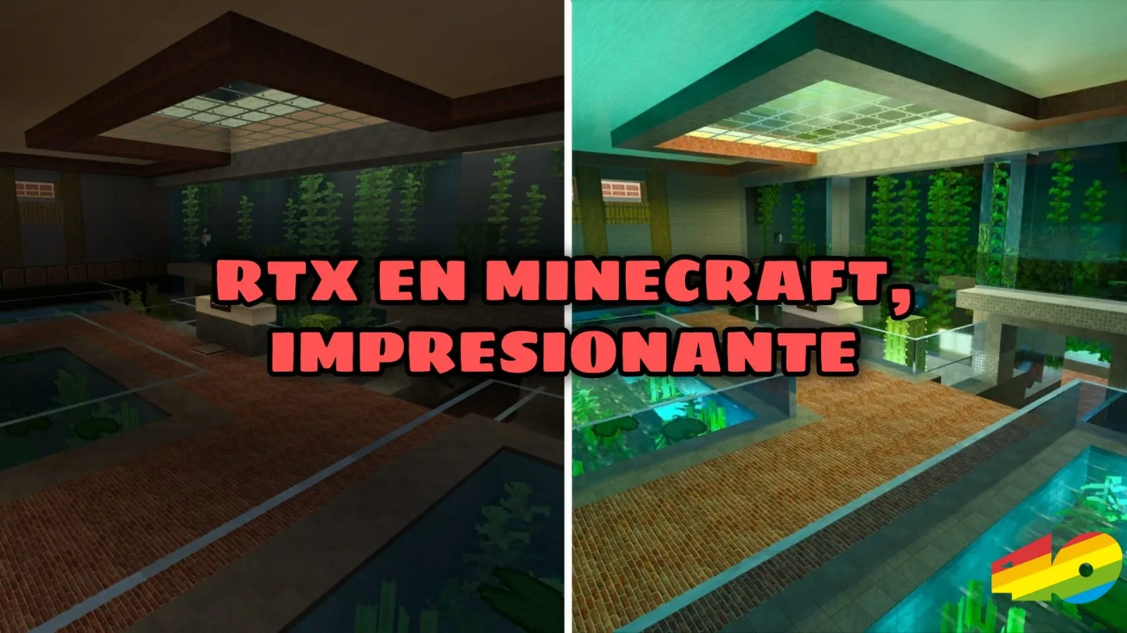 Así luce la versión de Minecraft RTX, impresionante 😍