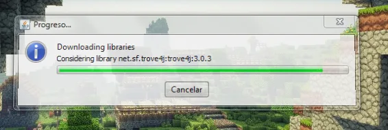 proceso de instalación de Minecraft forge