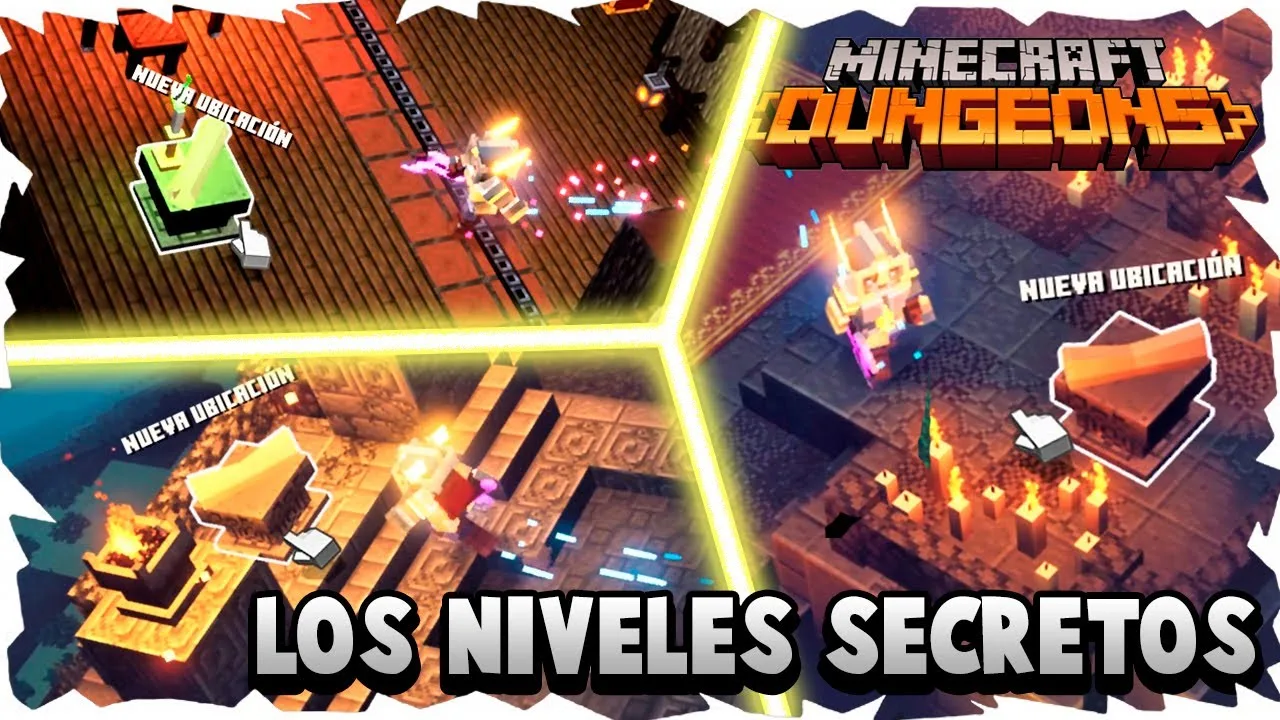 Minecraft Dungeons: dónde encontrar los niveles secretos.