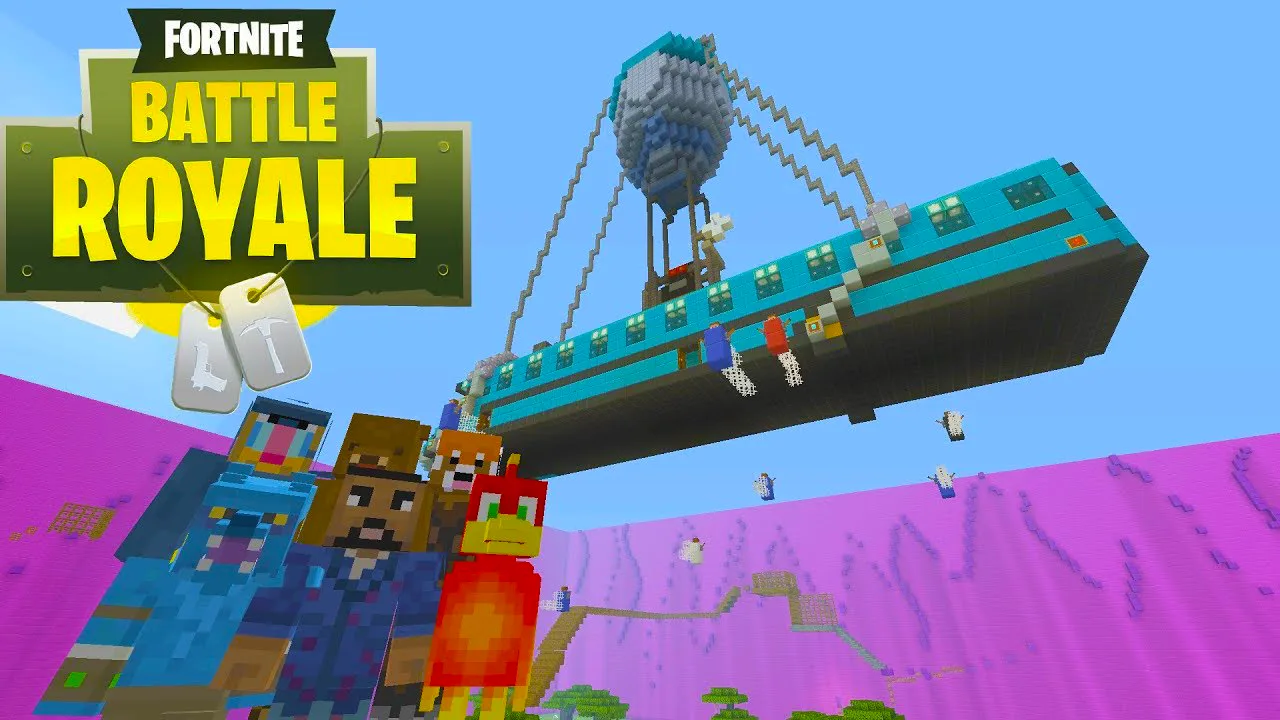 BattleRoyale llega a Minecraft
